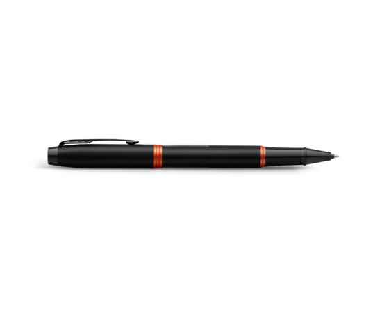 Ручка-роллер Parker IM Vibrant Rings Flame Orange, 2172945, Цвет: черный,оранжевый, изображение 4