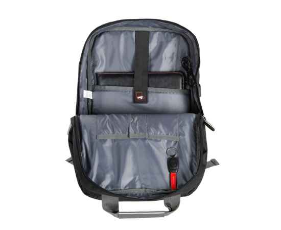 Рюкзак Fabio для ноутбука 15.6, 830500, Цвет: черный,серый, изображение 9