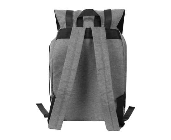Рюкзак Hello из переработанного пластика для ноутбука 15.6, 934607, Цвет: серый, изображение 4