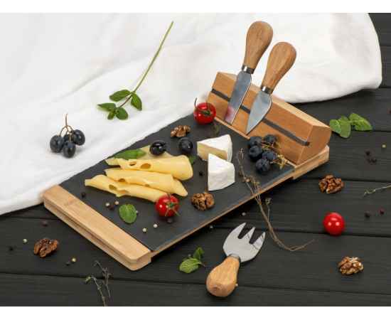 Набор для сыра из бамбука и сланца Taleggio, 822108p, изображение 7