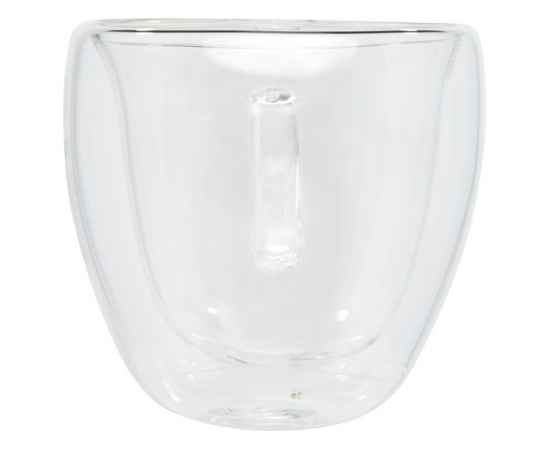Стеклянный стакан Manti с двойными стенками и подставкой, 100 мл, 2 шт, 11331401, Цвет: натуральный, Объем: 100, изображение 2