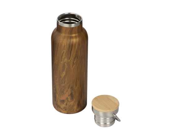 Вакуумный термос Britewood S2, 500 мл, бамбуковая крышка, крафтовый тубус, 827529, изображение 2
