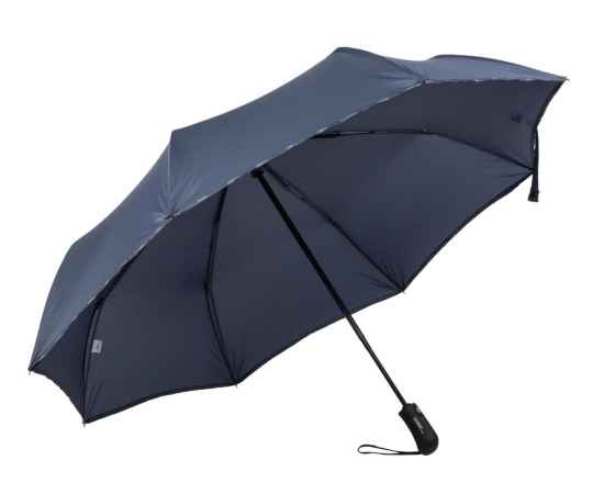 Зонт складной автоматический, 210003, Цвет: синий, изображение 2