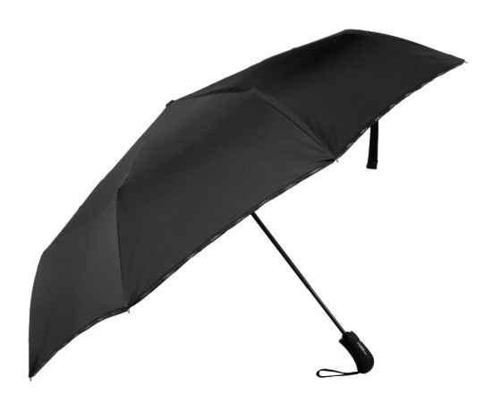 Зонт складной автоматический, 210002, Цвет: черный, изображение 3