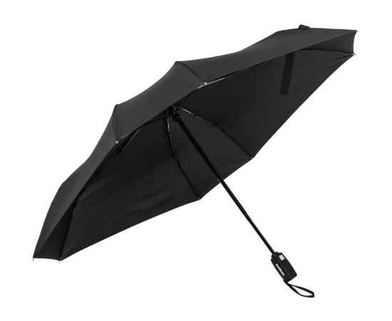 Зонт складной автоматический, 210007, Цвет: черный, изображение 2
