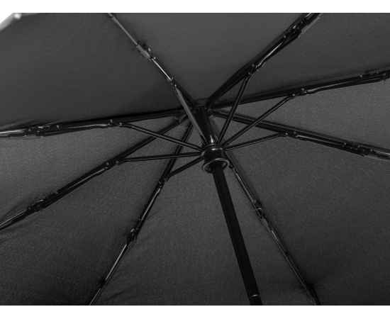 Зонт складной автоматический, 210004, Цвет: черный, изображение 6