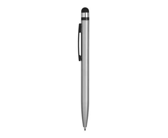 Ручка-стилус пластиковая шариковая Poke, 13472.00, Цвет: серебристый,черный, изображение 3
