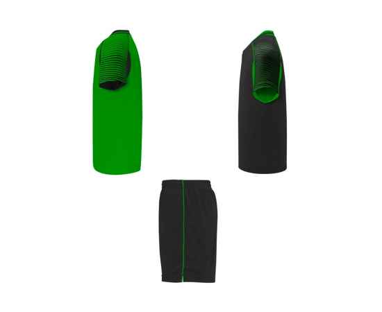 Спортивный костюм Juve, унисекс, M, 525CJ22602M, Цвет: черный,зеленый, Размер: M, изображение 3