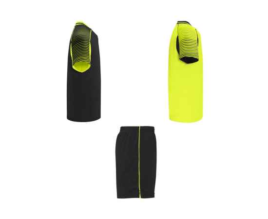 Спортивный костюм Juve, унисекс, 2XL, 525CJ221022XL, Цвет: черный,неоновый желтый, Размер: 2XL, изображение 4