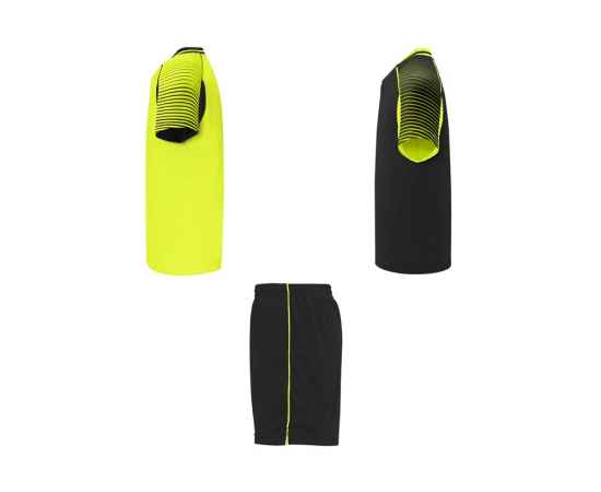 Спортивный костюм Juve, унисекс, 2XL, 525CJ221022XL, Цвет: черный,неоновый желтый, Размер: 2XL, изображение 3