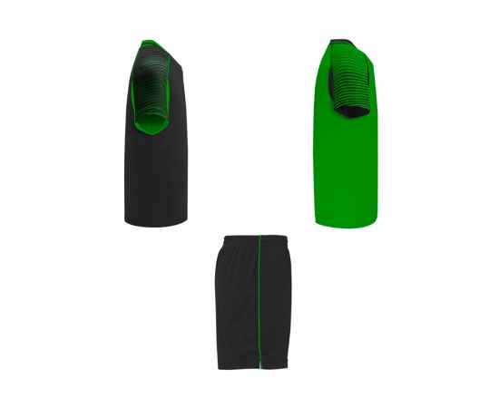 Спортивный костюм Juve, унисекс, M, 525CJ22602M, Цвет: черный,зеленый, Размер: M, изображение 4