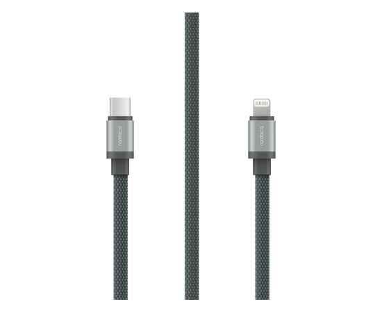 595323 Кабель USB-C - Lightning MFI LINK-C, QC/PD, 1.5 м, Цвет: серый, изображение 2