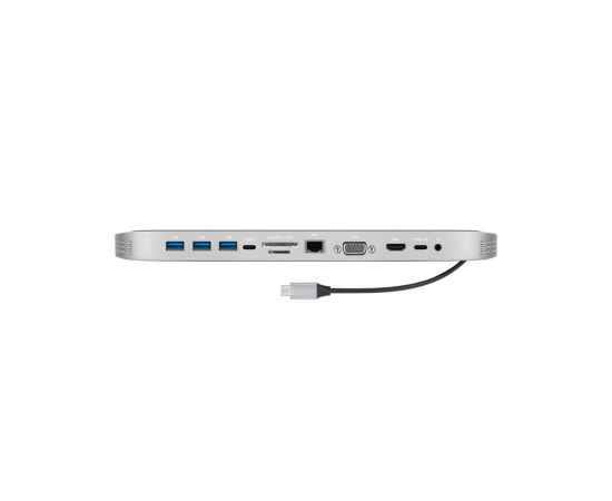 595331 Хаб USB Type-C 3.0 для ноутбуков Falcon, Цвет: серый, изображение 2