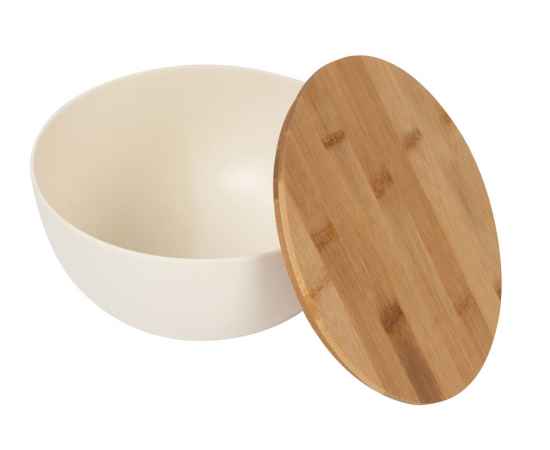 Салатник из натуральных волокон с бамбуковой крышкой Bowl, 828686, изображение 2