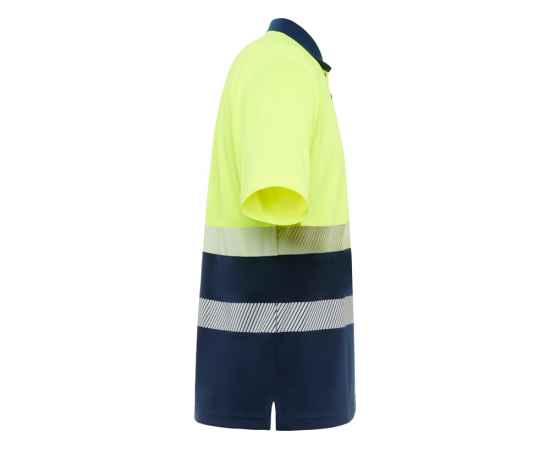 Рубашка поло со светоотражающими полосами Vega, мужская, S, 9315HV55221S, Цвет: navy,неоновый желтый, Размер: S, изображение 4
