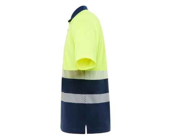 Рубашка поло со светоотражающими полосами Vega, мужская, S, 9315HV55221S, Цвет: navy,неоновый желтый, Размер: S, изображение 3
