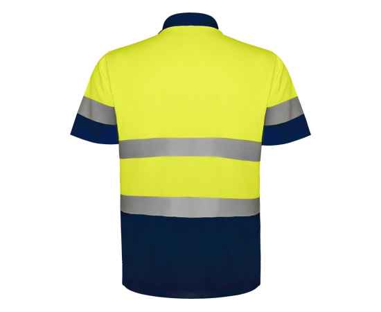 Рубашка поло со светоотражающими полосами Polaris, мужская, S, 9302HV55221S, Цвет: navy,неоновый желтый, Размер: S, изображение 2