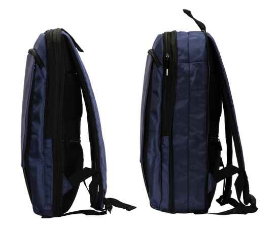 Расширяющийся рюкзак Slimbag для ноутбука 15,6, 830302, Цвет: синий, изображение 5