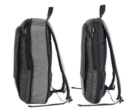 Расширяющийся рюкзак Slimbag для ноутбука 15,6, 830317, Цвет: серый, изображение 6