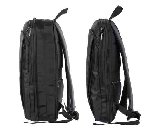 Расширяющийся рюкзак Slimbag для ноутбука 15,6, 830307, Цвет: черный, изображение 5