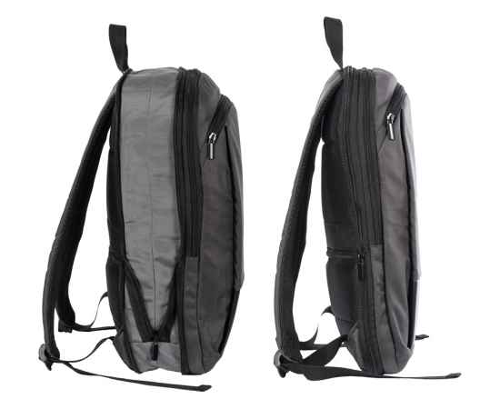 Расширяющийся рюкзак Slimbag для ноутбука 15,6, 830317, Цвет: серый, изображение 5