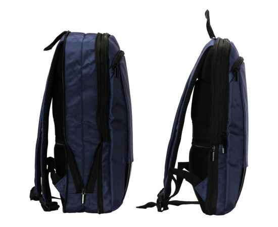 Расширяющийся рюкзак Slimbag для ноутбука 15,6, 830302, Цвет: синий, изображение 6
