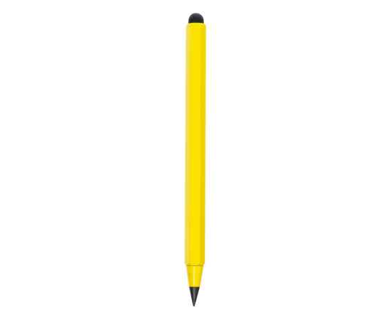 Вечный карандаш с линейкой и стилусом Sicily, 11536.04, Цвет: желтый, изображение 3