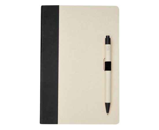 Блокнот A5 Dairy Dream с шариковой ручкой, 10781190, Цвет: черный,бежевый, изображение 2