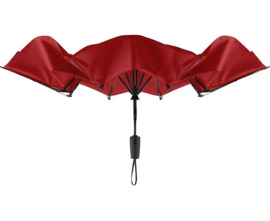 Зонт складной Contrary полуавтомат, 100152, Цвет: красный, изображение 9