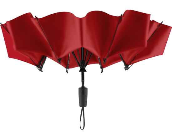 Зонт складной Contrary полуавтомат, 100089, Цвет: черный, изображение 8