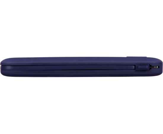 Внешний беспроводной аккумулятор с подсветкой лого Astro, soft-touch, 10000 mAh, 590132, Цвет: темно-синий, изображение 8