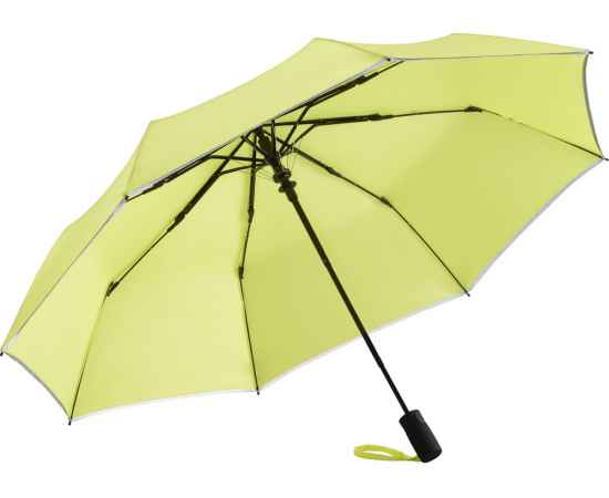 Зонт складной Pocket Plus полуавтомат, 100148, Цвет: неоновый желтый, изображение 2