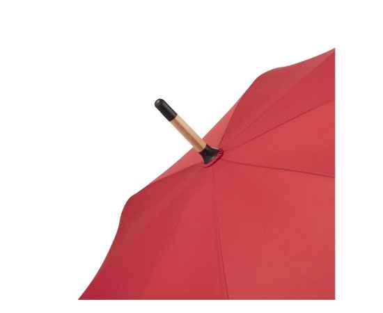 Бамбуковый зонт-трость Okobrella, 100113, Цвет: красный, изображение 7