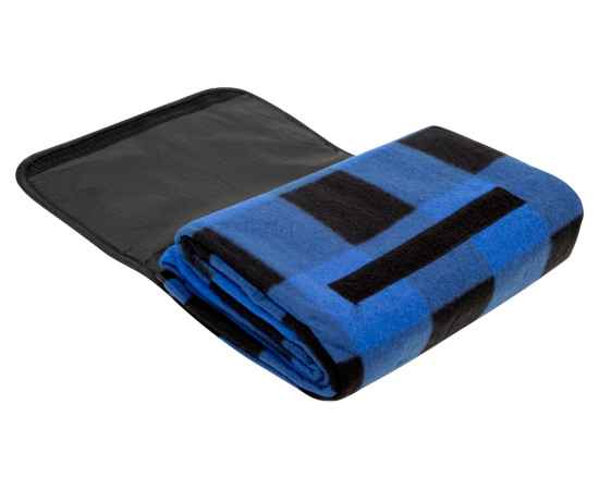 Плед для пикника Recreation, 5-839302, Цвет: синий,черный, изображение 2