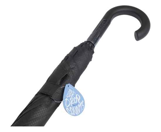 Зонт-трость Carbon с куполом из переработанного пластика, 100084, изображение 8