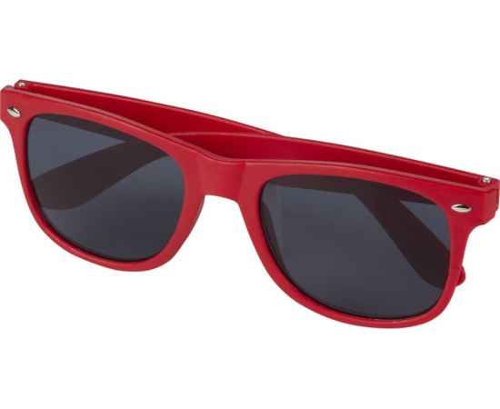 Солнцезащитные очки Sun Ray из переработанной пластмассы, 12702621, Цвет: красный, изображение 3