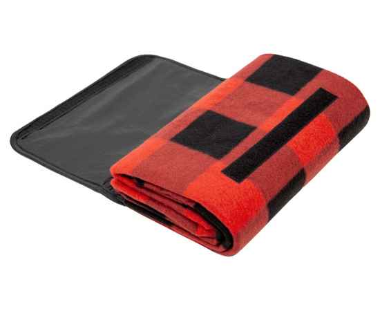Плед для пикника Recreation, 5-839301, Цвет: красный,черный, изображение 2