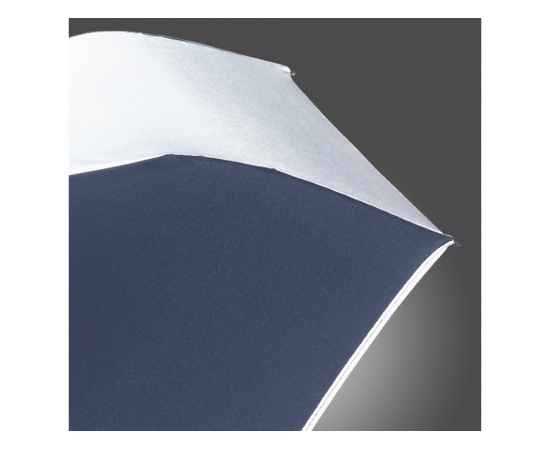 Зонт складной ColorReflex со светоотражающими клиньями, полуавтомат, 100143, Цвет: серый, изображение 7