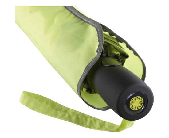 Зонт складной Pocket Plus полуавтомат, 100148, Цвет: неоновый желтый, изображение 3