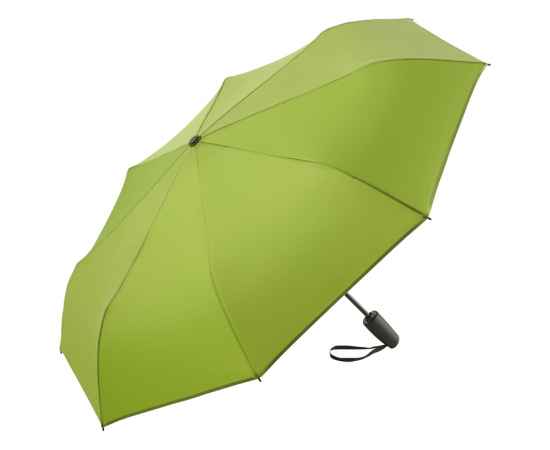 Зонт складной ColorReflex со светоотражающими клиньями, полуавтомат, 100087, Цвет: лайм, изображение 2