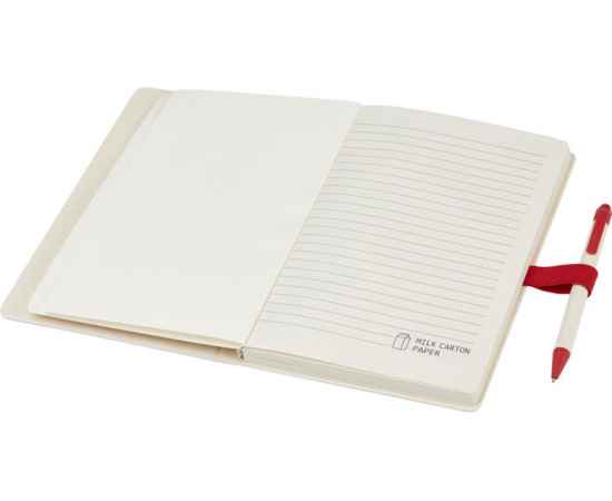 Блокнот A5 Dairy Dream с шариковой ручкой, 10781121, Цвет: красный,бежевый, изображение 4