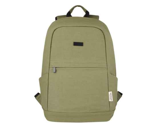 Противокражный рюкзак Joey для ноутбука 15,6 из переработанного брезента, 12067760, Цвет: оливковый, изображение 2
