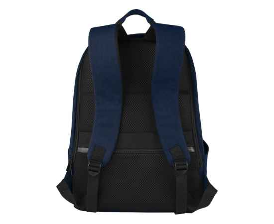 Противокражный рюкзак Joey для ноутбука 15,6 из переработанного брезента, 12067755, Цвет: темно-синий, изображение 3