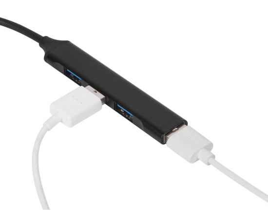 USB-хаб Link с коннектором 2-в-1 USB-C и USB-A, 2.0/3.0, 975657, Цвет: черный, изображение 5