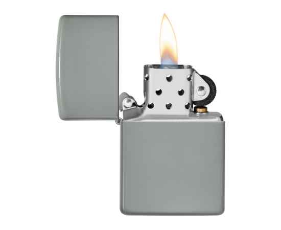 Зажигалка ZIPPO Classic с покрытием Flat Grey, 422122, изображение 9
