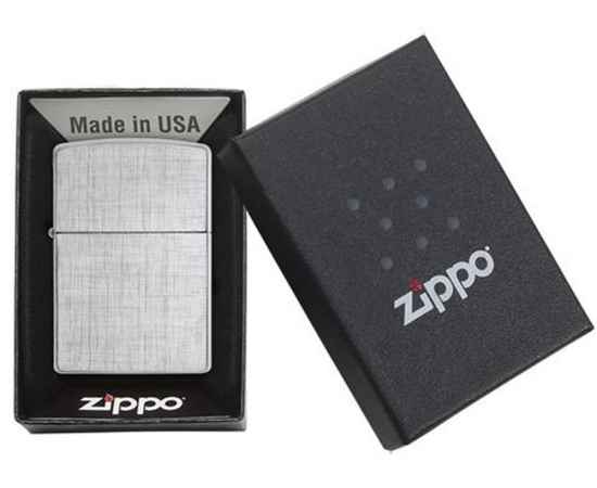 Зажигалка ZIPPO Classic с покрытием Brushed Chrome, 422130, Цвет: серебристый, изображение 5