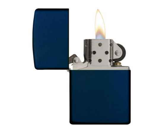 Зажигалка ZIPPO Classic с покрытием Navy Matte, 422129, Цвет: синий, изображение 4
