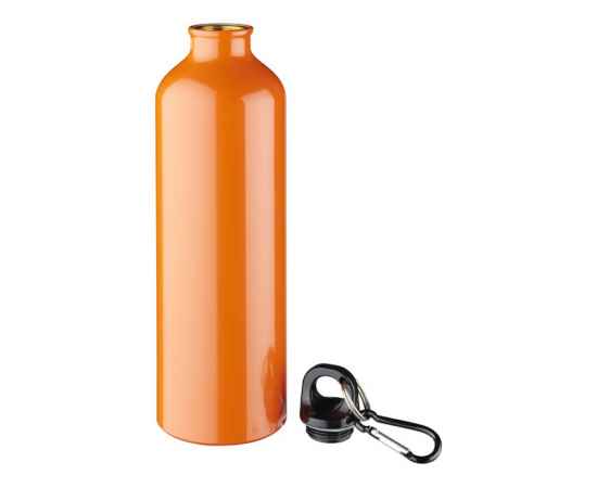 Алюминиевая бутылка Oregon с карабином, 10029707p, Цвет: оранжевый, Объем: 770, изображение 3