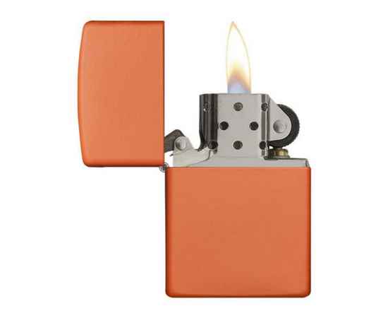 Зажигалка ZIPPO Classic с покрытием Orange Matte, 422125, Цвет: оранжевый, изображение 4