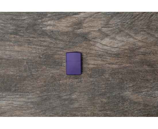Зажигалка ZIPPO Classic с покрытием Purple Matte, 422128, Цвет: фиолетовый, изображение 6